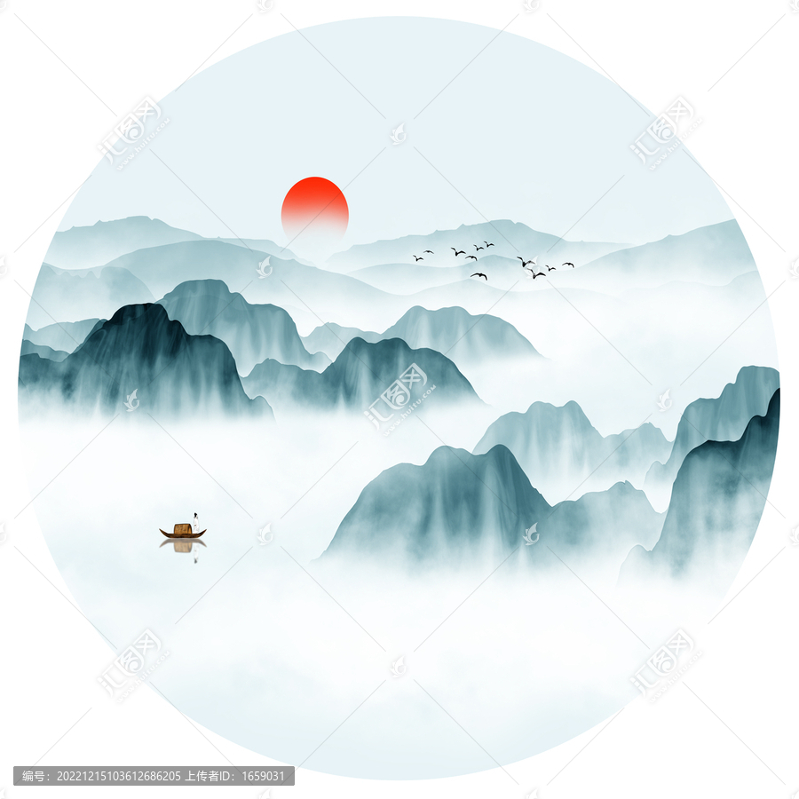 日式山水畫