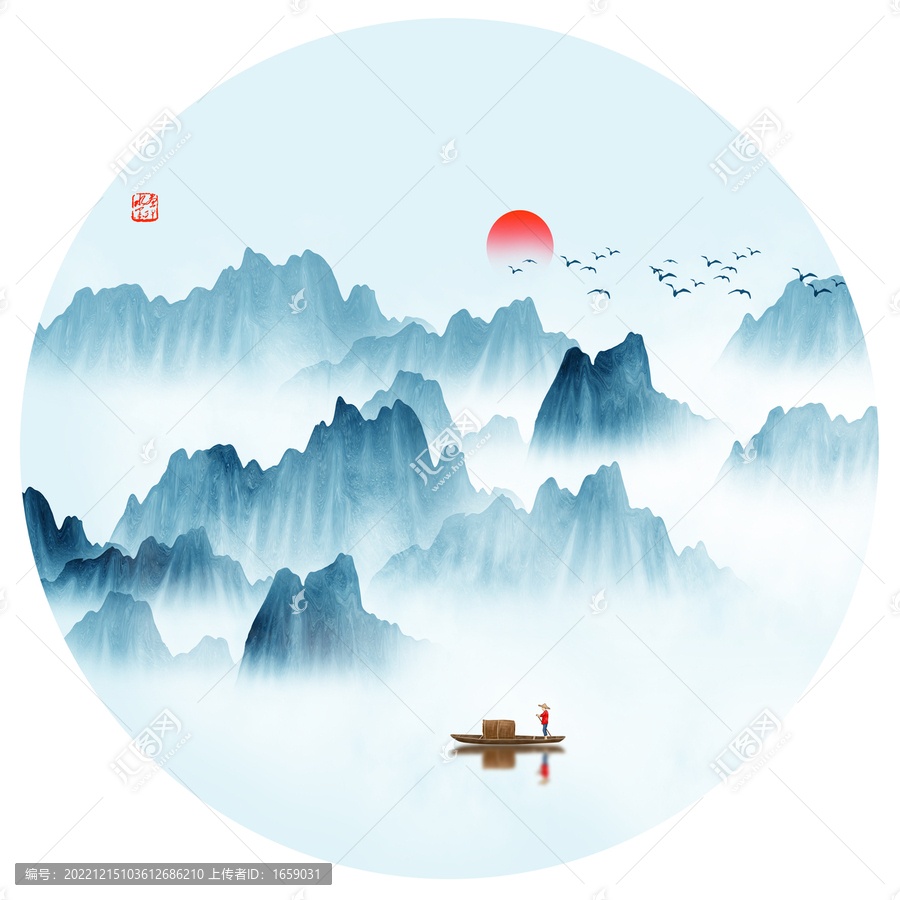 日式山水畫