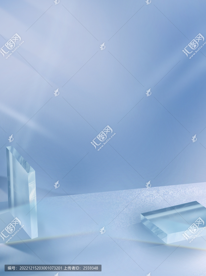 水晶展臺(tái)裝飾美妝背景