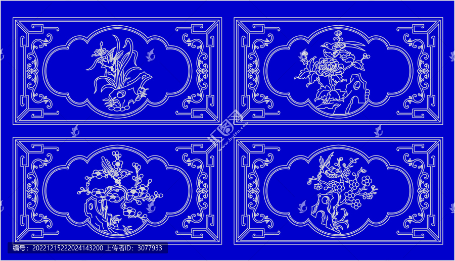 藝術(shù)館花鳥木雕