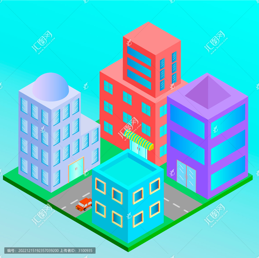 矢量立體場景