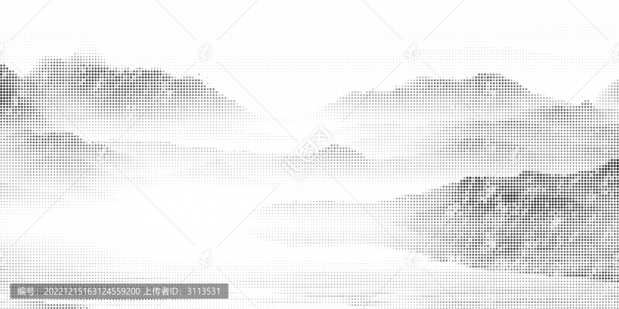 水墨山水激光鏤空