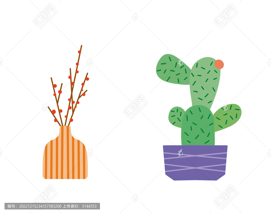 花盆綠植