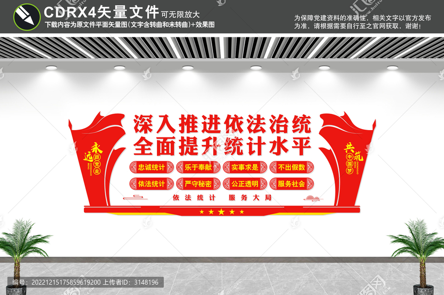 統(tǒng)計局文化墻