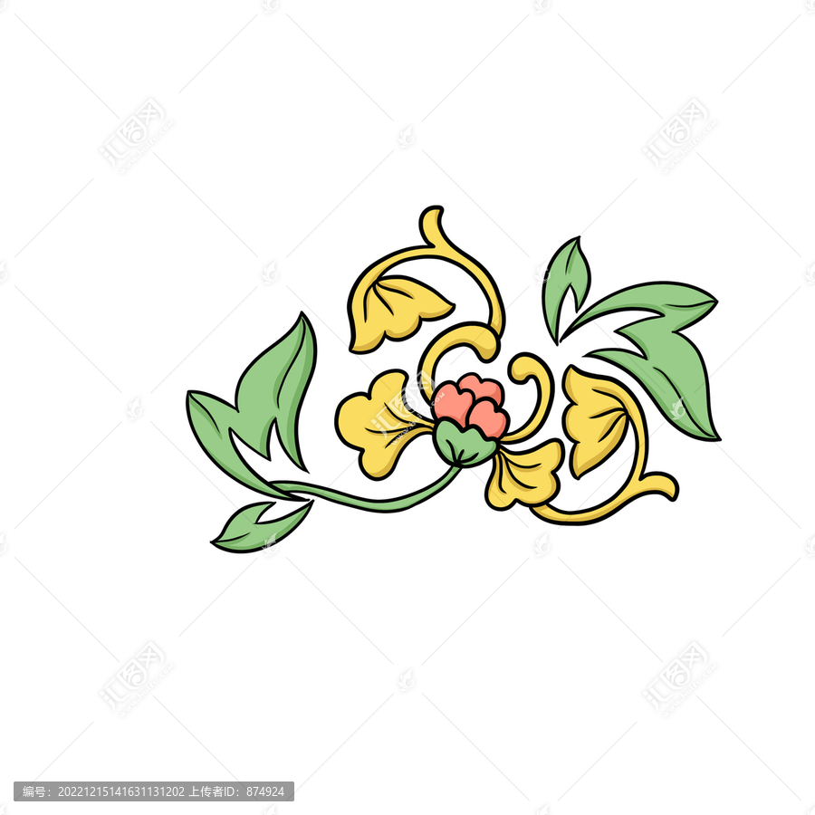 花圖案背景底紋