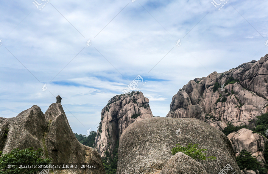 黄山风景奇石怪石