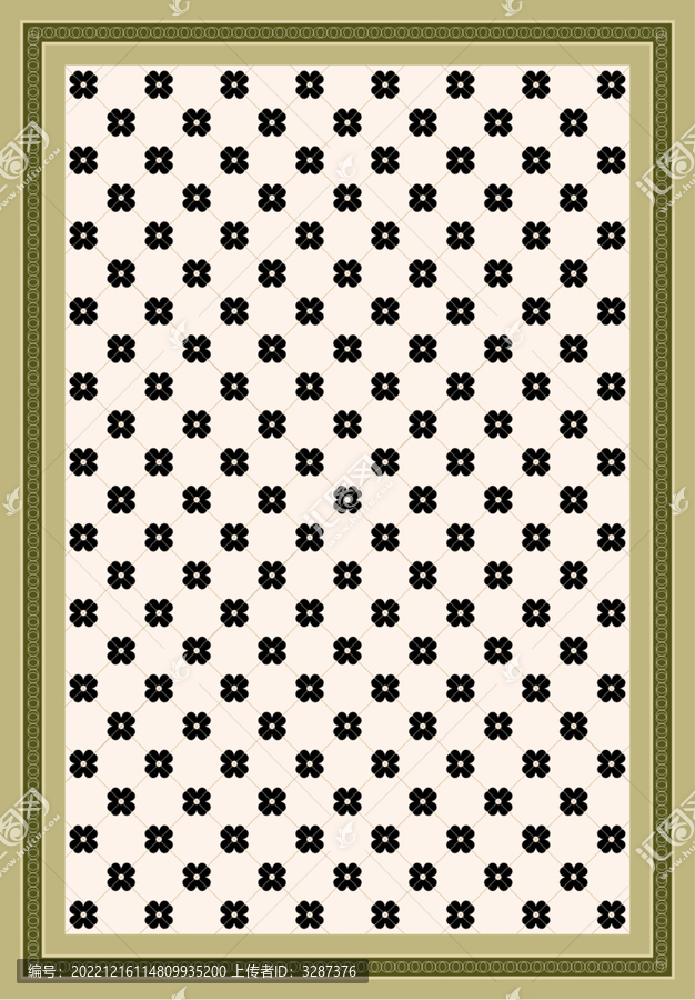 復(fù)古花磚