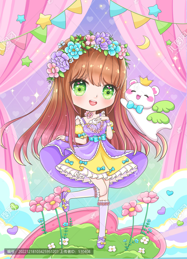 二次元少女花