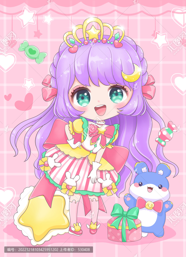 二次元少女藍(lán)熊