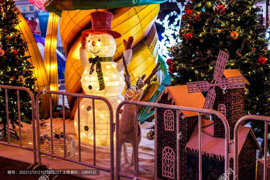 冰雪圣诞灯会灯光展