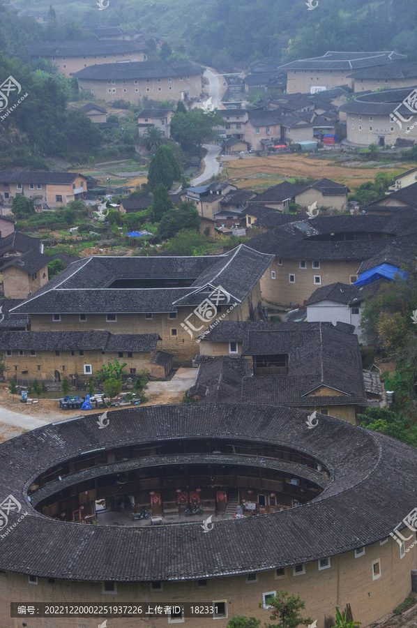 方圆土楼风景俯瞰