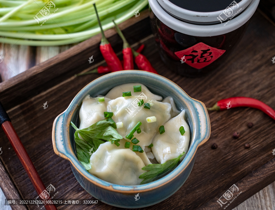 冬至春节饺子美食