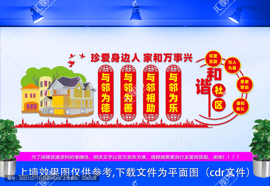 幸福鄰里文化墻
