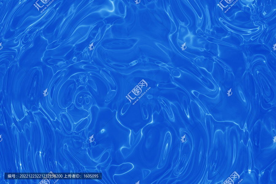 藍色水波底紋