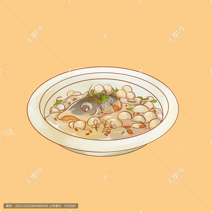濃湯魚(yú)頭