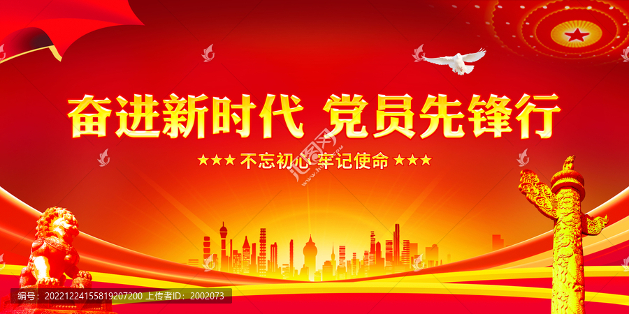 奮進新時代黨員先鋒行