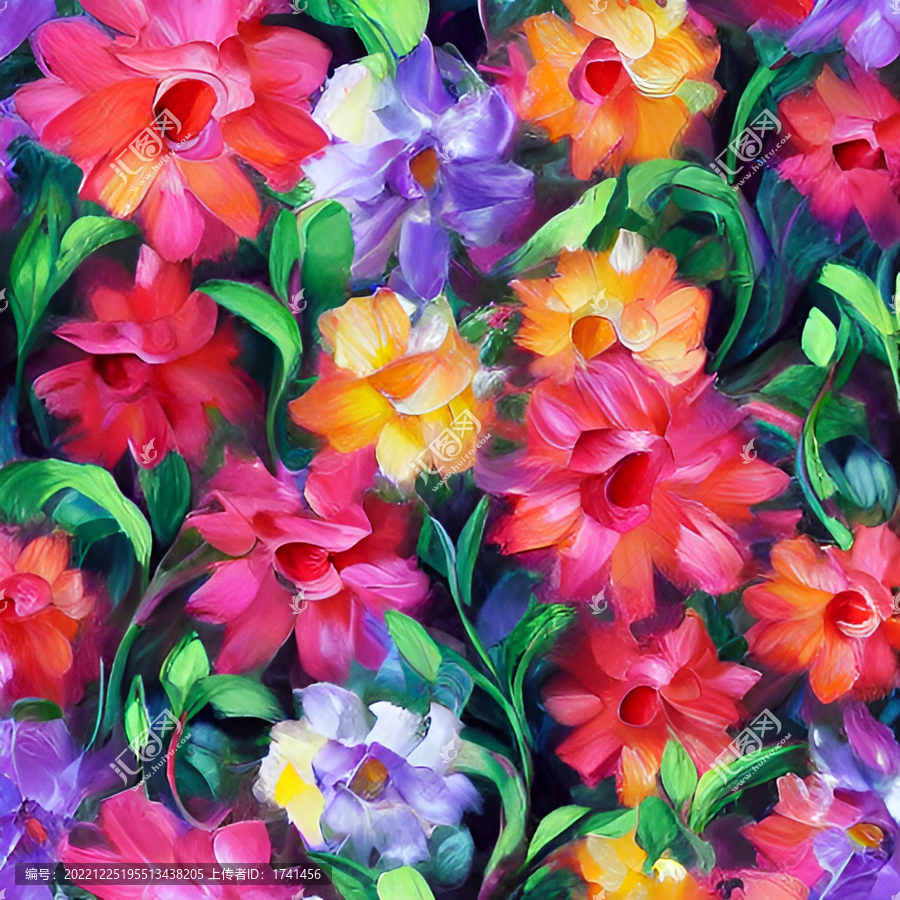 油畫花卉