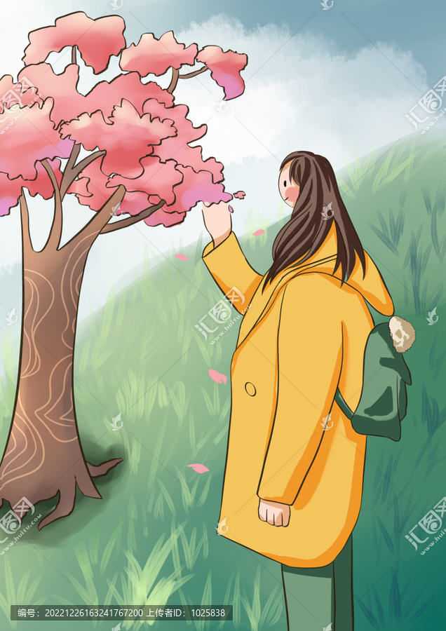 插畫女孩