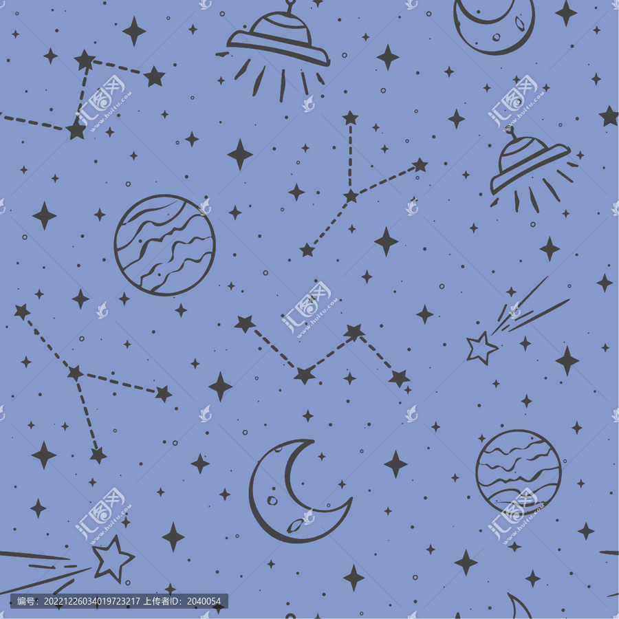 衛(wèi)星星空宇宙背景圖案