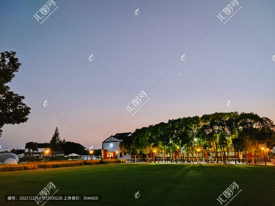 生态农园夜景