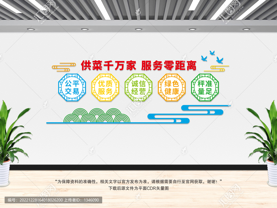 菜市場文化墻
