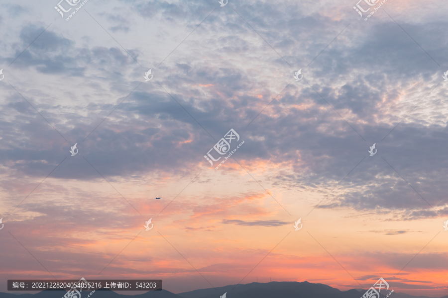 大连早霞晚霞日出日落高清素材