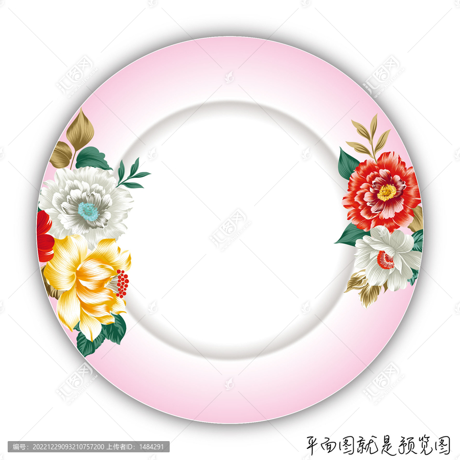 餐具花面