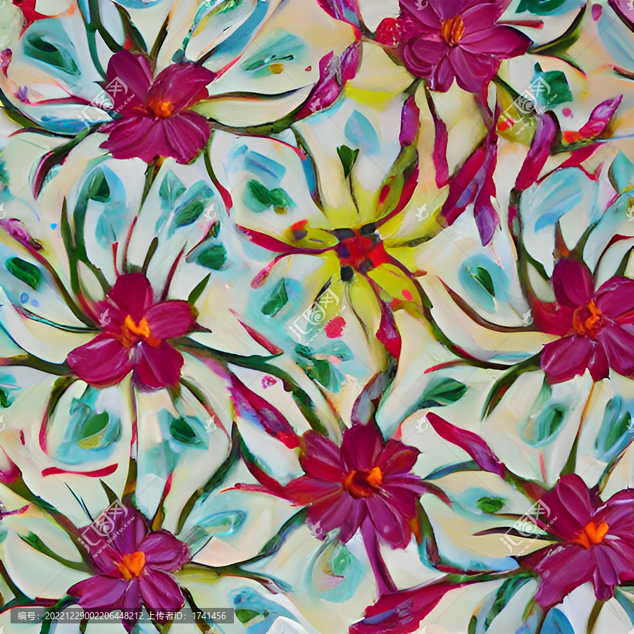 油畫(huà)花卉