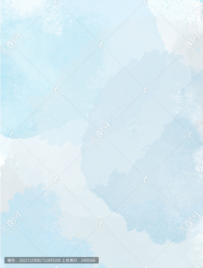 藍(lán)色淡雅裝飾畫