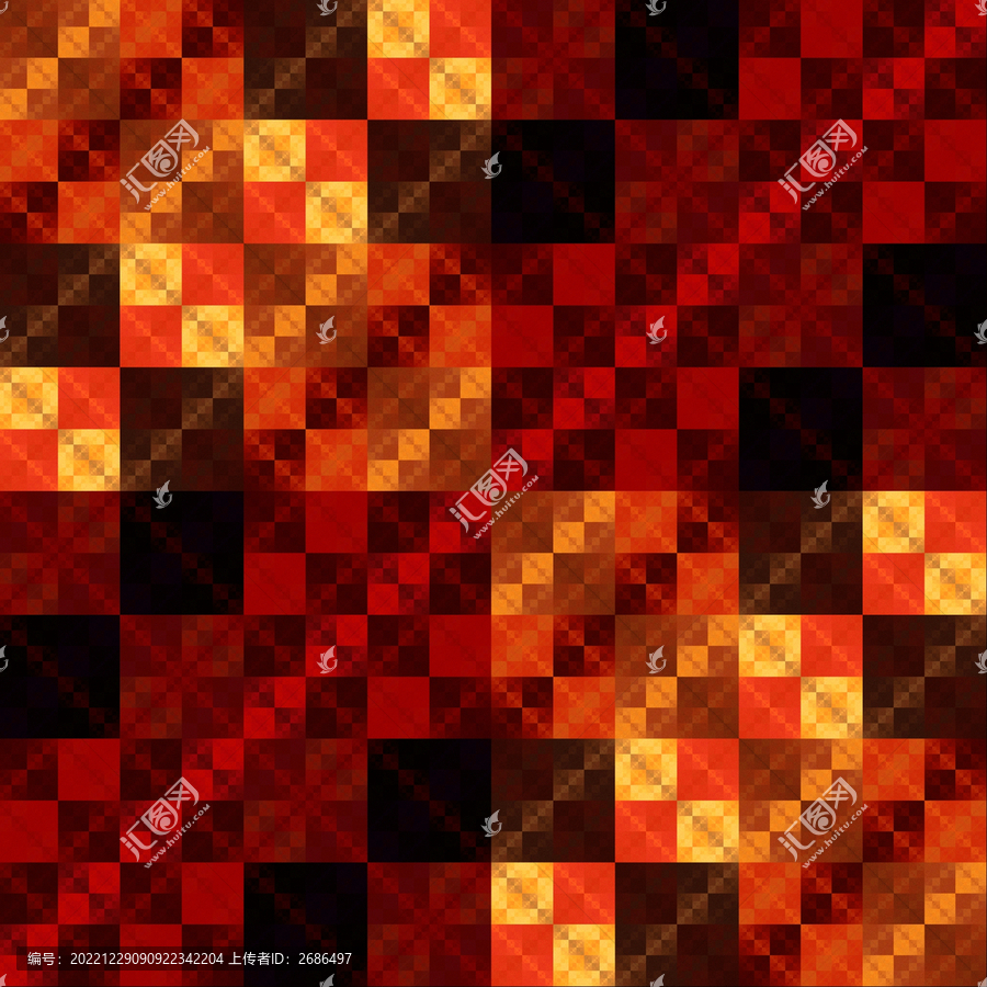 紅色幾何圖案