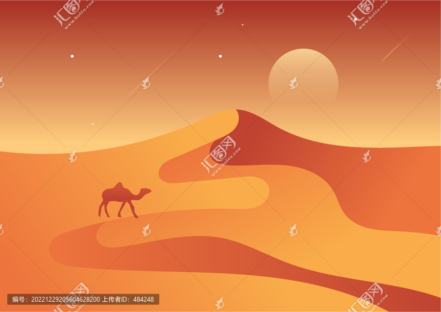 沙漠插畫