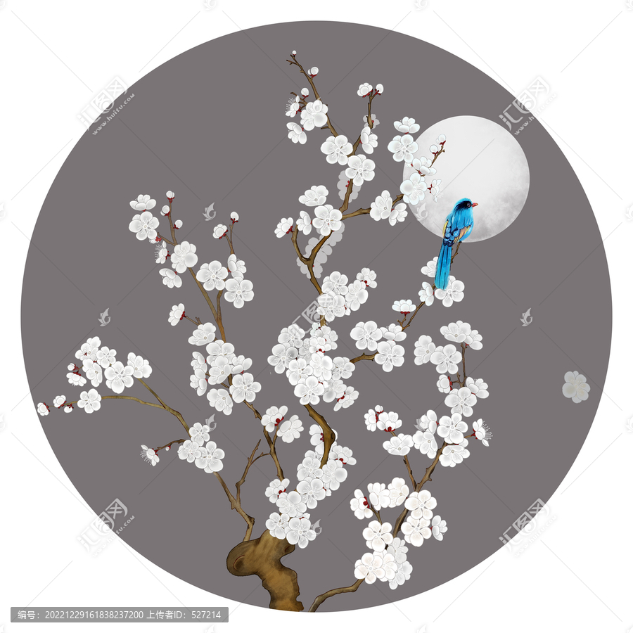 梅花花鳥圖