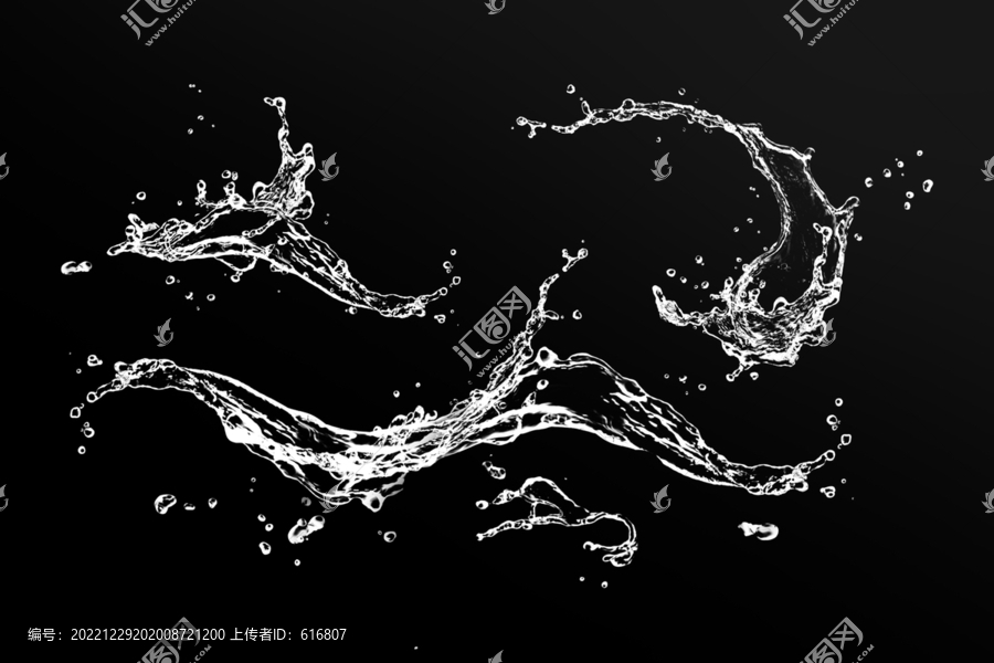 飛濺水花