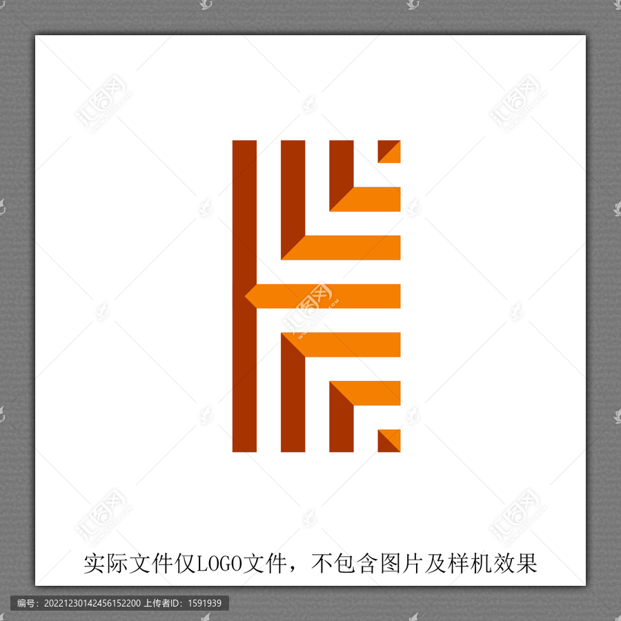 K字母建筑LOGO设计