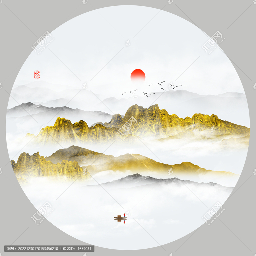 新中式山水畫(huà)