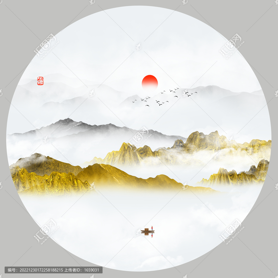 禪意山水畫(huà)