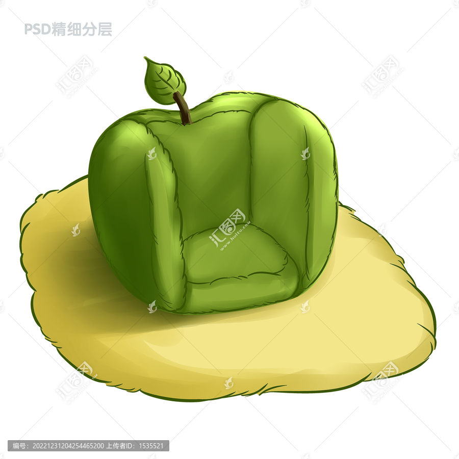 手繪蘋果沙發家具