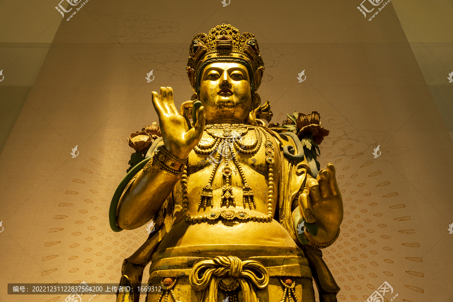 释迦牟尼佛铜像