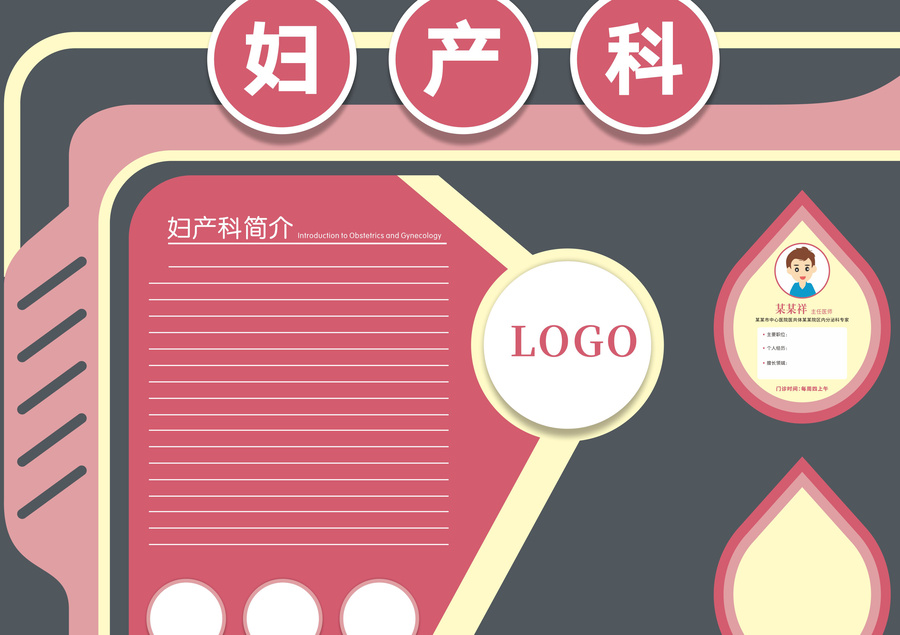 醫(yī)院婦產(chǎn)科專家簡(jiǎn)介文化墻