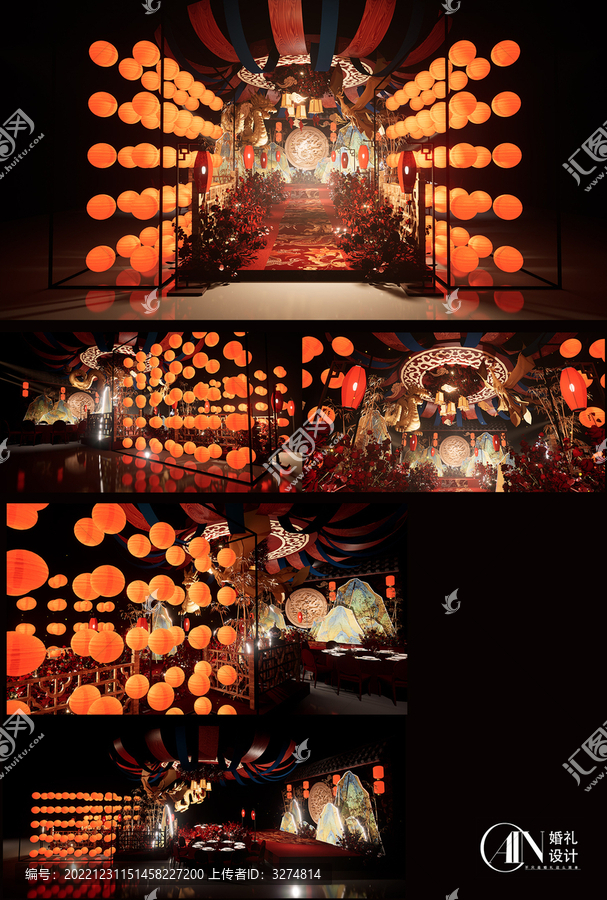 紅色中式婚禮
