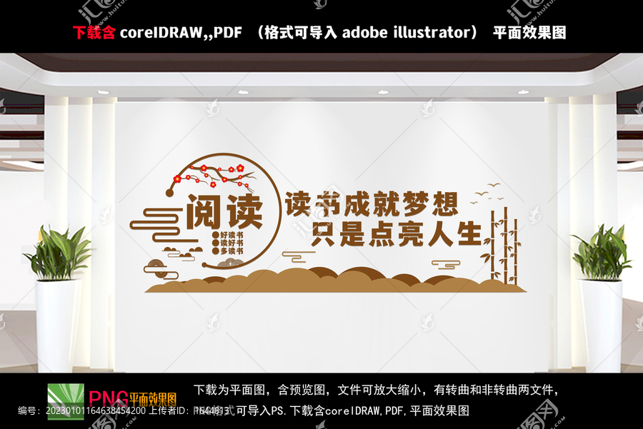 閱讀室文化墻