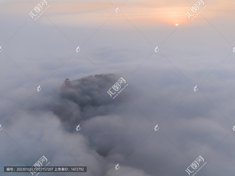 武汉东湖磨山风景区初冬风光