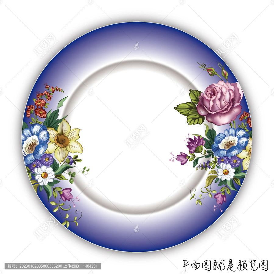 餐具花面