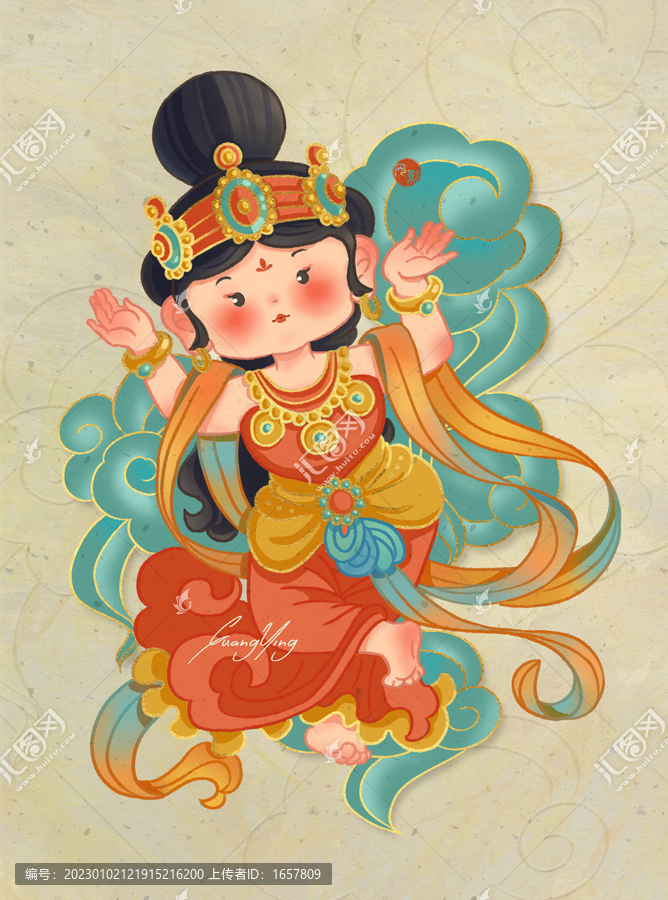 敦煌插畫