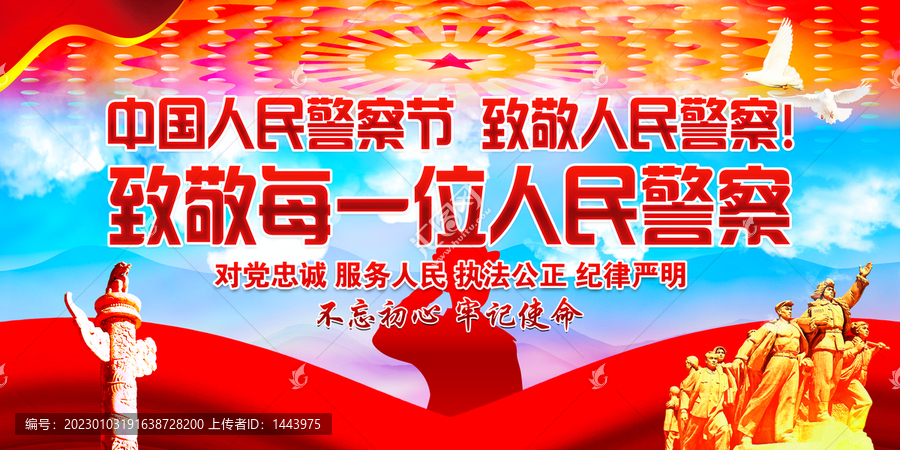 警察節(jié)海報