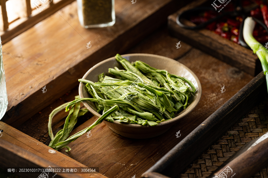 火锅干贡菜中式复古