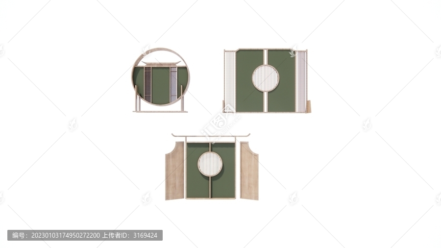 中式屏風