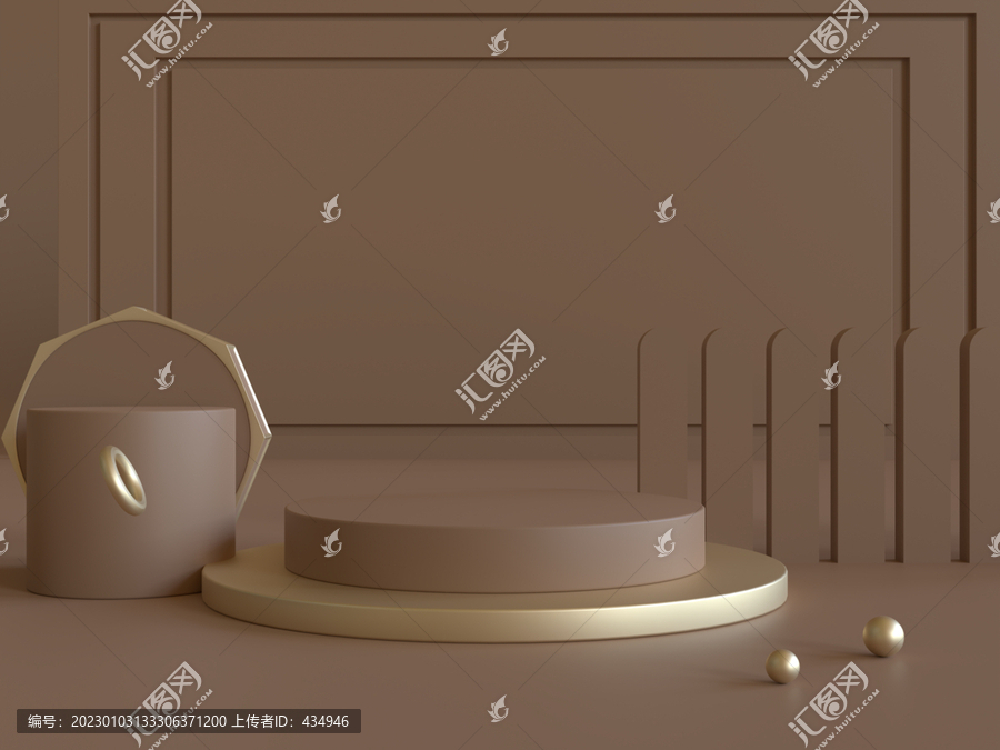 3D場(chǎng)景電商產(chǎn)品展臺(tái)簡(jiǎn)約背景