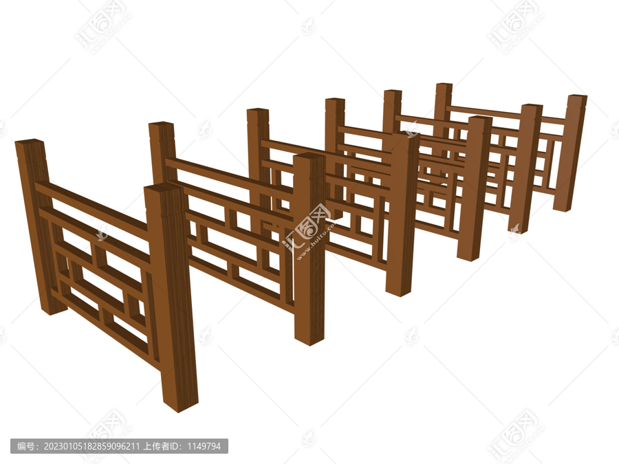 公園入口欄桿
