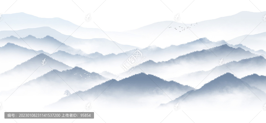 水墨山水畫